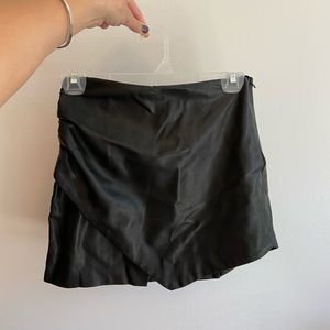 Black Leather Skirt